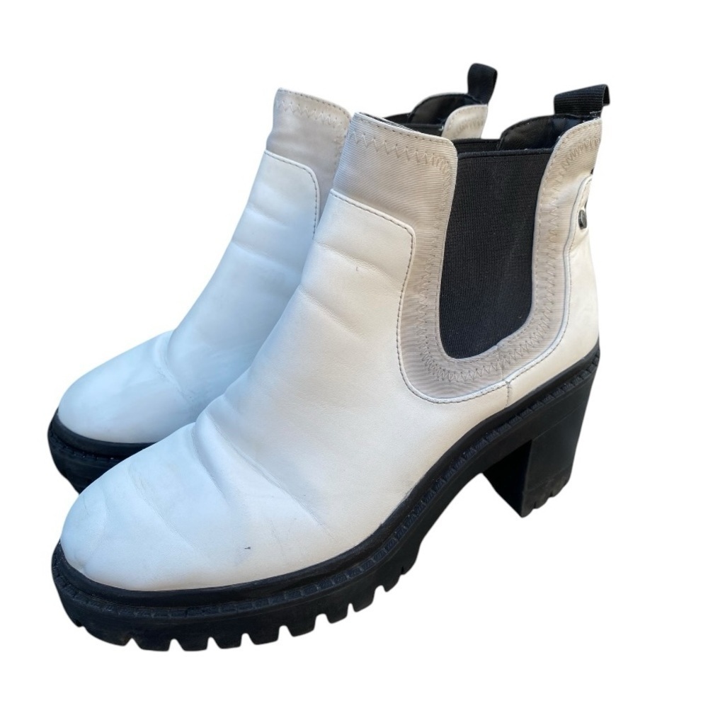 Simply Vera Vera Wang Crested Women's Block Heel Chelsea Boots I Size: 7